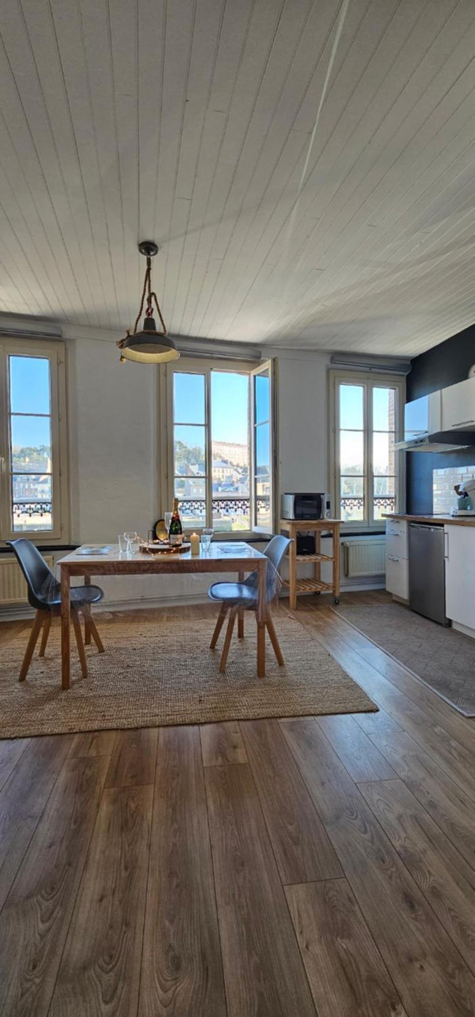 Ferienwohnung L'Atelier- Duplex Vue Magnifique Sur Le Port- Saint-Valery-en-Caux Exterior foto
