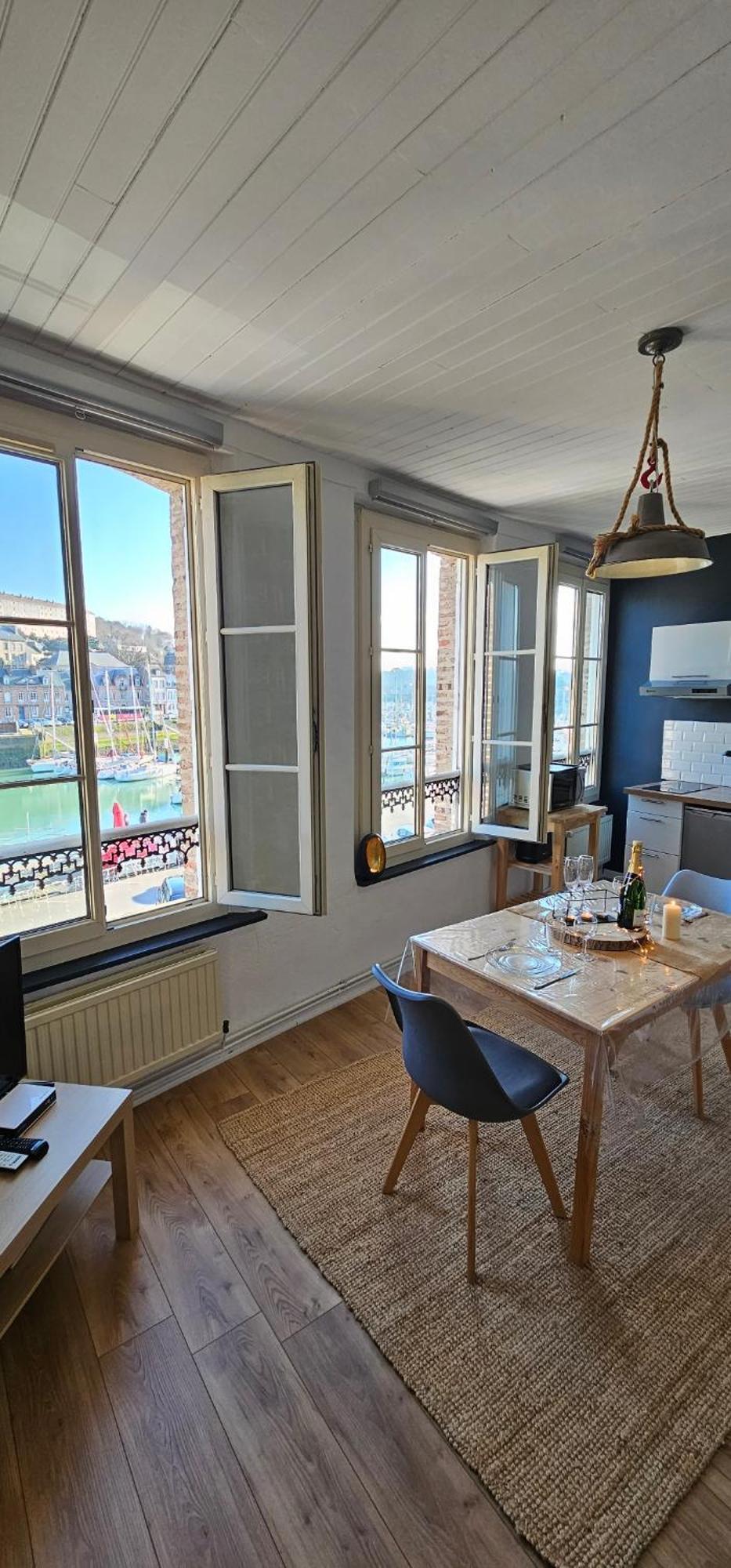 Ferienwohnung L'Atelier- Duplex Vue Magnifique Sur Le Port- Saint-Valery-en-Caux Exterior foto
